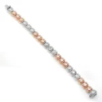 Two Tone Baguette Bracelet - Image 3