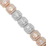 Two Tone Baguette Bracelet - Image 2