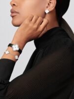 Four-leaf clover bracelet White Gold mother-of-pearl