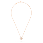 18K rose gold Necklaces one Four-leaf clover