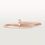 18k rose gold nail bangle bracelet