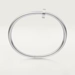 18k white gold nail bangle bracelet