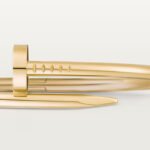 18k gold nail bangle bracelet