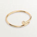 18k gold diamond nail bangle bracelet