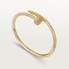 18k gold full pave diamond nail bangle bracelet