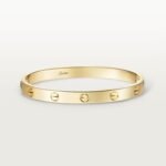 18K Gold Screw Motif Bangle Bracelet