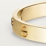 18K Gold Screw Motif Bangle Bracelet