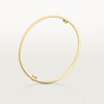 18K Gold Screw Motif Bangle Bracelet