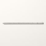 18k white gold flexible screw motif bangle bracelet