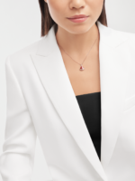 rose gold carnelian diamond pendant necklace