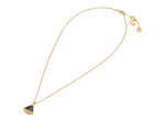 rose gold onyx diamond pendant necklace