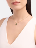 rose gold onyx diamond pendant necklace