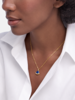 yellow gold lapis lazuli diamond pendant necklace
