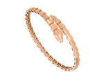 rose gold Serpenti Viper open bangle bracelet