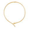 yellow gold Serpenti Viper necklace