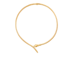 yellow gold Serpenti Viper necklace