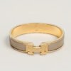 taupe enamel bangle bracelet