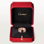 18K rose gold unlimited screw texture ring