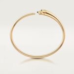 18k gold panther head bangle bracelet