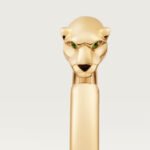18k gold panther head bangle bracelet