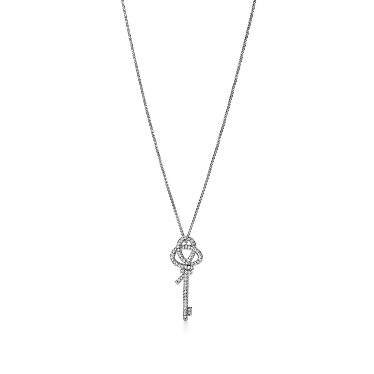 white gold pave diamond key necklace white gold pave diamond key necklace