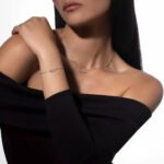 white gold single diamond pave bar pendant necklace