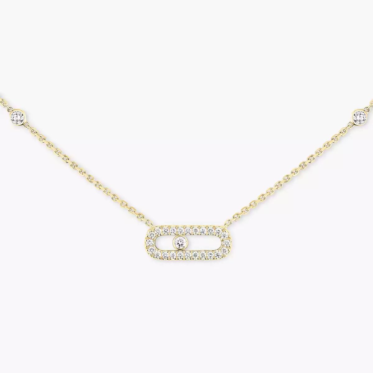 yellow gold single diamond pave bar pendant necklace yellow gold single diamond pave bar pendant necklace